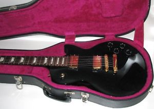 1995er Gibson Les Paul Studio, black gold Hardware, with Case