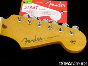 USA Fender ERIC JOHNSON Stratocaster Strat NECK & TUNERS 12" Radius Maple Nitro