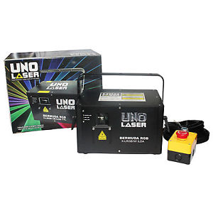 BERMUDA RGB ILDA TTL 1W Laser Fixture