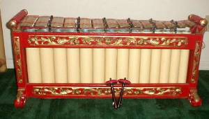 Gamelan Gender Xylophone Indonesia