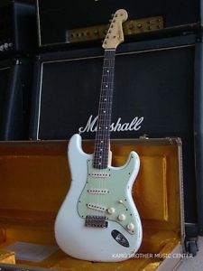 Fender Custom Shop 1960 Stratocaster Relic Olympic White Electric Free Shipping