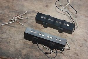 1973 1974 Fender Jazz bass pickups set 8.02k 8.33k