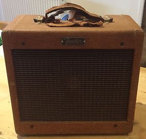 1962 Vintage Fender Champ Tweed Tubed Amp Amplifier 5F1