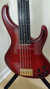 Bossa OB-5 Fretless Bass Guitar with 2 custom pick guards