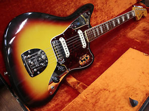 1967 Fender Jaguar 3TS Vintage Electric Guitar Free Shipping