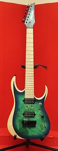 Ibanez RGDIX7MPB Surreal Blue Burst Iron Label 7 String Electric Guitar
