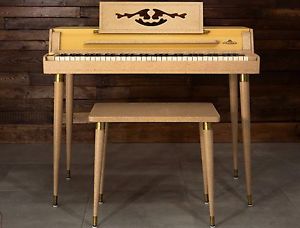 Wurlitzer 120 Electronic Keyboard Vintage With Bench Pedal And Lid