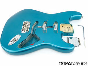2016 USA Fender ERIC JOHNSON Strat BODY & HARDWARE Nitro Lucerne Aqua Firemist