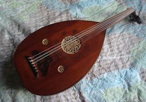 Vintage Handmade Arabian Oud Ud String Instrument