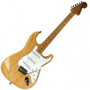 Fender Mexico Classic 70s Stratocaster Natural Ash Body Used Electric Guitar JP
