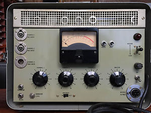 BELL AND HOWELL ALL TUBE MIC PRE REMOTE MIXER FILM AUDIO PULTEC KNOBS