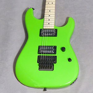 Free Shipping Used Charvel Pro-Mod Series SAN DIMAS Style 1 HH (Slime Green)