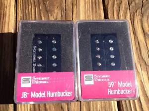 NEW Seymour Duncan SH-4 JB & SH-1N 59 Model BLACK 4 Conductor Humbucker Set