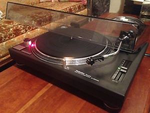 RARE BLACK Technics SL-1200MK2 w/Accessories. 1210 M3D MK5. Beautiful Near Mint!