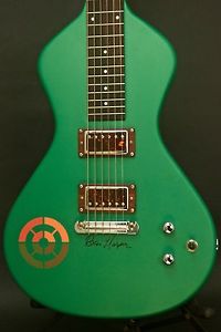 Asher *Signed BHIC Ben Harper Limited Edition 2016 Rasta Green Lap Steel Guitar