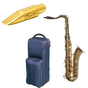 Virtuoso Series Professional Tenor Saxophone Deluxe w/Legends James Moody Mouthpiece, Unlacquered