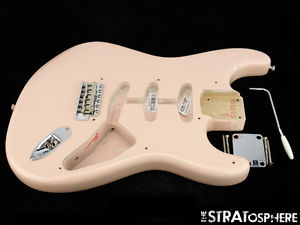 Fender Vintage 56 USA Strat BODY & HARDWARE Stratocaster Nitro Shell Pink SALE!