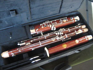 GOOD GERMAN BASSOON FROM WENZEL SCHREIBER & SONS, MODEL "S-54"