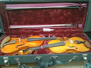 violins with case