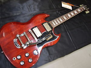 Gibson Custom Shop SG Standard Reissue w/Bigsby VOS Faded Cherry PSL Guitar