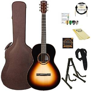 Bedell Guitars Coffee House CH-P-AD/IR-KIT-2 Parlor Acoustic-Electric Guitar, Espresso Kit 2