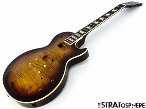 2017 Gibson USA Les Paul Standard T BODY+ NECK Guitar Parts Bourbon Burst