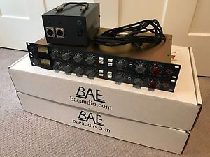 BAE AUDIO 10DC COMPRESSOR LIMITER STEREO PAIR PROCESSORS W/ POWER SUPPLY NEVE