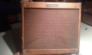 Vintage Fender 1959 Harvard Tweed Guitar Amp Amplifier 5f10