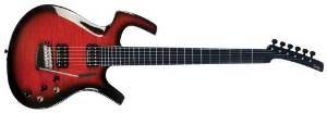 Parker Fly Mojo Flame Electric Guitar (Black Cherry Burst)