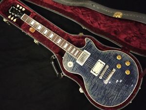Gibson Les Paul Class 5 Mahogany Neck Trans Blue Used Electric Guitar From JP