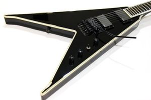 [USED] B.C.Rich NJ Deluxe Jr V Onyx Flying V type electric guitar