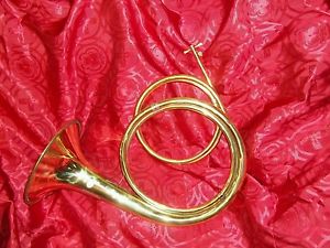 Baroque French horn after Buchschwinder, Elfangen, circa 1710, by L Greer, crook
