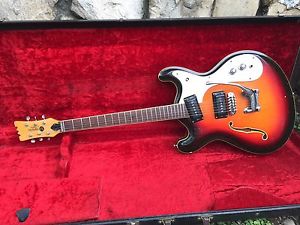 1966 MOSRITE COMBO ALL-ORIGINAL w OHSC VG VINTAGE COND MOJO & VIBE FOR DAYS!