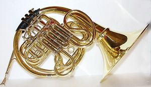 Professional Double French Horn  Bb/F Screw Bell Geyer Wrap FREE SHIPPING