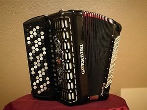 Knopf Akkordeon Guerrini C Griff Italien Top 120 Bass