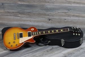 2002 Gibson Les Paul Classic 1960 Reissue Lightburst All Original Non-Chambered