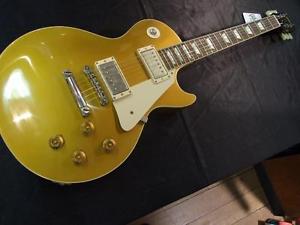 Gibson Custom Shop 2015 CS7 50's Style Les Paul Standard VOS Antique Gold Guitar