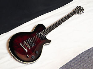 MICHAEL KELLY Patriot Baritone electric GUITAR Red Burst NEW - 27.7" scale