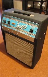 Vintage Supro Trojan S6616 Amp: Original, Recapped, Great Blues Garage R&B Tone!