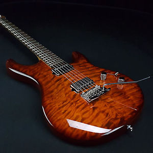 USED Ernie Ball Music Man Luke III 3 BFR Ball Family Reserve Hazel Burst Quilt