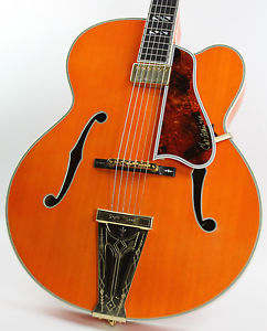 2000 Gibson Custom Super 4000 Chet Atkins Sunrise Orange W/ OHSC One Of A Kind!