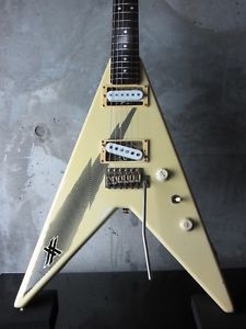 Aria Pro II XX-DLX Yngwie Malmsteen Flying V Model Used Electric Guitar F/S EMS