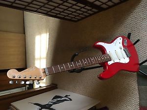 1993 Fender Stratocaster Plus Red - modded like Doug Martsch's of Built to Spill