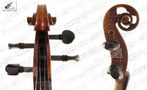 GOTHIC SCROLL VIOLIN 4/4. Rich Powerful Tone. D Z Strad #510