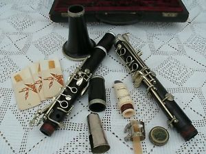 Buffet Crampon pre R-13-Paris Clarinet -Brillhart Tomalin Mouth Pc--1940's