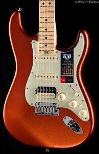 Fender American Elite Stratocaster HSS Shawbucker Autumn Blaze Metallic (220)