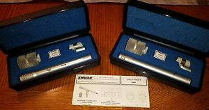 Shure Pair SM-81 SM-81-LC SM81 SM-81LC Condenser Microphone Mic USA Made Vintage