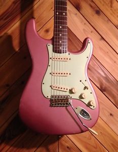 Fender Custom Shop '60 Stratocaster Relic Burgundy Mist Electric Free Shipping