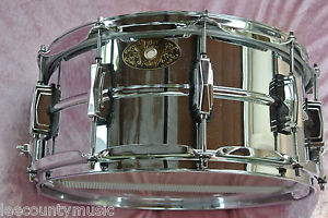 COLLECTORS 100th ANNIVERSARY LUDWIG SUPRAPHONIC 6.5" DEEP SNARE DRUM! LOT #H46