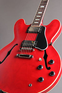 Free Shipping Used Gibson Custom Shop Memphis ES-335 Satin Faded Cherry 2016